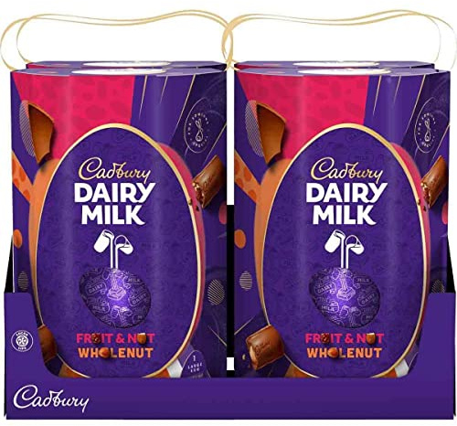 Cadbury Dairy Milk Fruit & Nut Easter Egg 249g (Box of 4)