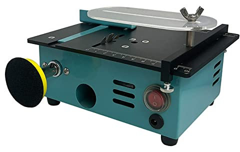 LeTkingok Mini Sega da Tavolo Multifunzionale da 96W, Taglierina per Sega Elettrica Tornio per La Lavorazione del Legno Sega da Banco Taglierina Regolabile per Legno Plastica Acrilico