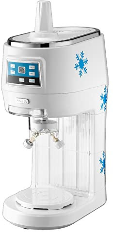 Creatore Automatico di Coni di Neve da 300 W, tritaghiaccio Commerciale, Spessore 1400 Giri/min Regolabile, Macchina per la rasatura del Ghiaccio, Macchina per la rasatura del Ghiaccio