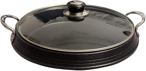 TJLVYCNB Poêle à fondue au fromage Pot à fruits de mer Pot à gâteau de riz Poêle à fromage Pot chaud coréen Induction-26 cm Poêle à frire (Size : 28cm)