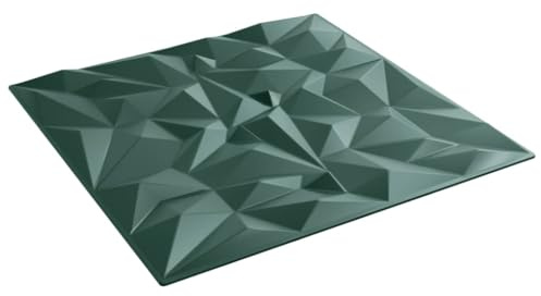 Panneaux muraux 24 pcs vert 50x50 cm XPS 6 m² améthyste