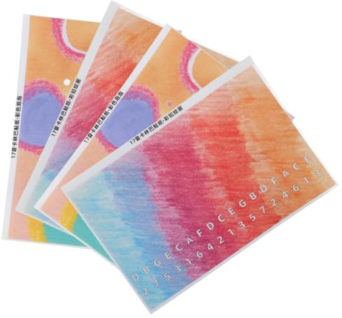 TOYANDONA 4stücke Kalimba-tastaturaufkleber Kalimba-einführungsaufkleber Abnehmbare Tonleiteraufkleber Für Daumenklaviere Notenaufkleber Für Fingerklavier-anfänger Praktische -zubehör