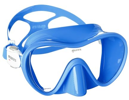 Mares Tropisk mask, snorkelmask för vuxna, blå, unisex