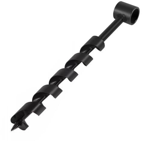 Suoumwa Chiave A Mano da 1 Pollice, Punta da Trapano per Trivella In Legno con Foro Manuale da 1 X 12 Pollici per, Sopravvivenza e Strumento per