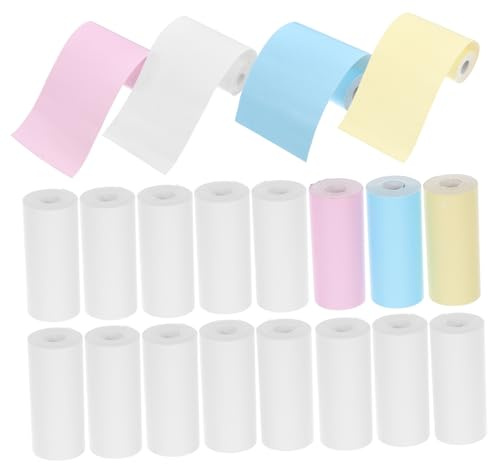 DIYEAH 18rollen Thermopapierrollen Für Mini-drucker Bedruckbares Mini-Papier Nachfüllpapier Für Junge Mädchen-sofortbildkameras Kompatibel Mit Meisten Mini-druckern Und