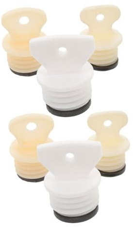 OATIPHO 6pièces Bouchons Pour Bouillotte Couvercles Caoutchouc Anti-fuite Remplacement Pour Froid Et Utilisation Domestique