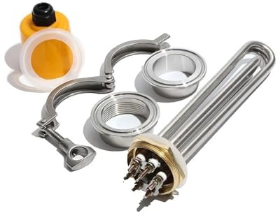 DN40 1.5 Immersion Heater Heating Element for Water Tank 380V 3KW 6KW 12KW(Complete Set,250L 6KW)