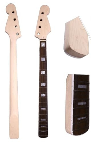 20Fret Ahorn Bass Gitarre Hals 30 Zoll Palisander Griffbrett Block Inlay DIY