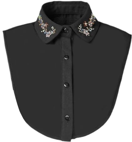 Collare Staccabile Lucido - Gioielli Con Strass Scintillanti Per Il Collo, Ornamento Delicato Per Top Da Donna | Accessorio Glamour Per La Cena Di Compleanno, Il Ricevimento, La , L'elemento Chic
