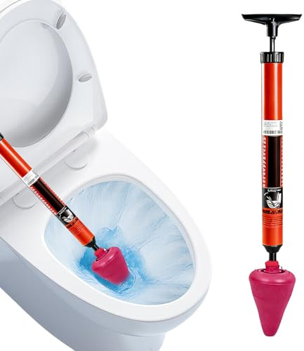 Sbloccatore scarico aria - Pompa a stantuffo per WC, dispositivo di apertura ad alta pressione | Potente dispositivo di rimozione degli zoccoli pneumatico da 1,2 kg, manuale ad aria compressa