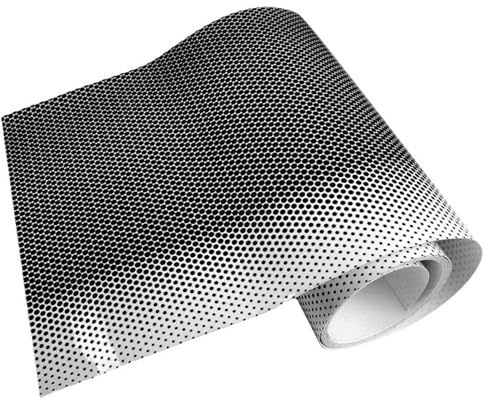 Película Protectora para Parabrisas, película Tintada para Ventana de Coche, Tira Tintada para Parabrisas de 5 m con adherencia estática, protección Solar con gradiente de Puntos para Reducir el desl