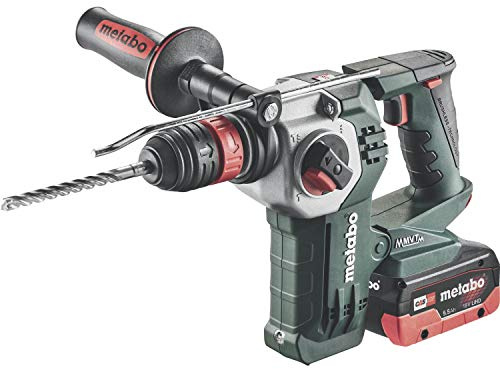 METABO 600211540 - Martillo ligero SDS-Plus sin escobillas a bateria 18V / 1x LiHD 4,0 + 1x LiHD 5,5 Ah Li-Ion KHA 18 LTX BL 24 Quick con maletin MetaLoc