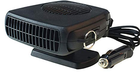 150w 12v,24v Calefactor de Coche, Portátil, para Coche, Furgoneta, Termoventilador Eléctrico Descongelador de Coche, Descongelador de Parabrisas de Invierno, 13x11x7.5cm,12v