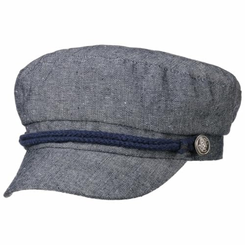 Lipodo Shania Elbsegler Schirmmütze meliert einfarbig Damen Frühling Sommer blau M (57-58 cm)