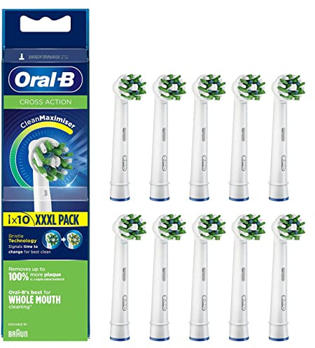 Oral-B Cross Action Nachfüllköpfe, Weiss
