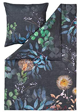 ESTELLA Mako-Satin Bettwäsche Midnight Multicolor