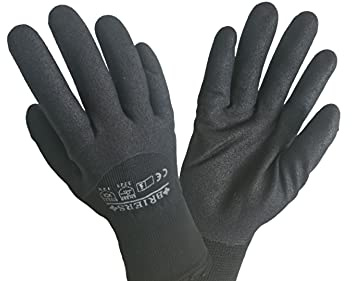 Briers Thermo-Gartenhandschuhe, gefüttert, für Winter und kaltes Wetter, professionelle Gärtner, gebürstetes Fleece, 1 Paar (S/7)