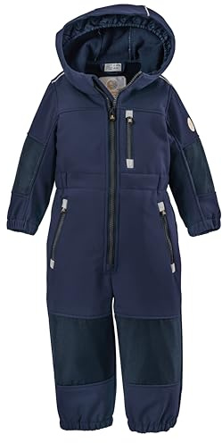 first instinct by killtec pojkar FIOW 35 MNS ONPC softshell overall med huva, mörkblå, 86/92