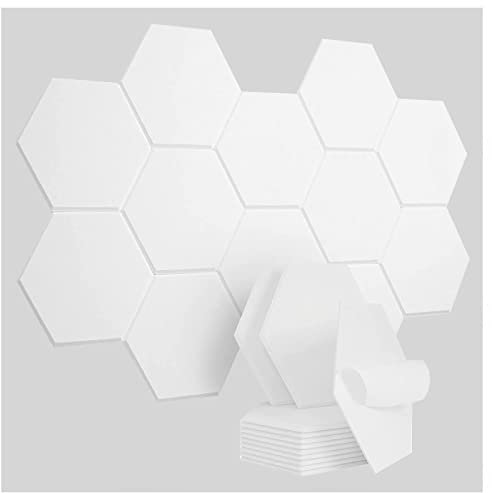 VVLXRIC Sound Proofing Panels Klang Optimieren Akustikmatte Verschleißfeste Mode Akustikwand für Tonstudio,Büro,Studio 12 Stück