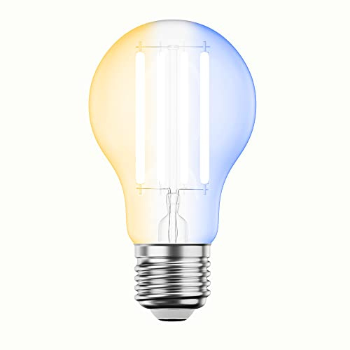 ledscom.de E27 LED Leuchtmittel, A60, warmweiß - kaltweiß (2700-6700 K), 7 W, 1005lm, Smart Home, WLAN, Alexa