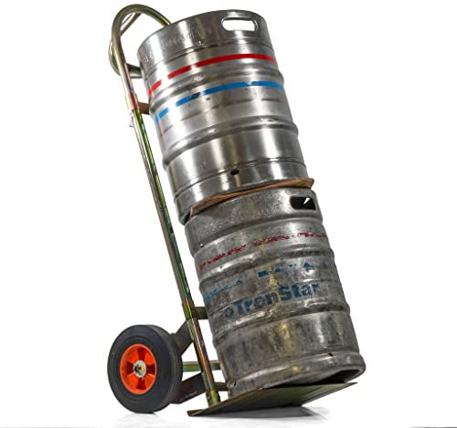 Zero 'Keg Mover' Sackkarre – Schwerlast-Sackkarre – Transport bis zu 3 30 Liter Fässer – Null-Pivot-System reduziert das Traggewicht um 50-100% – ideal für Bars und Brauereien