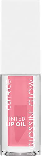 Catrice Glossin' Glow Tinted Lip Oil, Lip Gloss, No. 010, Pink, Nourishing, Colouring Effect, with Oils, Natural, Glossy, Vegan, Paraben-Free, No Microplastic Particles, Nanoparticles Free, Pack of 1