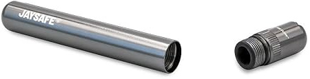 FIRE-FLOW™ JAYSAFE® - Premium Joint Holder Case in Carbon für alle Filtergrößen, Aktivkohlefilter, Aluminium Hülle, Metall Tube, Geruchsdicht, Wasserdicht (Carbon)