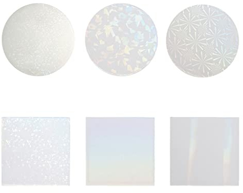 CASNO Silikonform, holografische Harzform, holografische Formen, Einlage für Harz-Silikonformen, Epoxidharz-Formen für DIY-Untersetzer-Dekoration