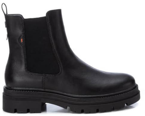 REFRESH - Botín Mujer Negro - Calzado Cómodo y Versátil - Moda casual - Modelo 17197901 (Talla 39)