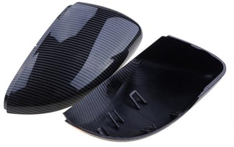 Spiegelkappen Für VW Für Golf 6 Für MK6 Für GTI Für GTD 2009 2010-2013 Auto Ersatz Rück Seite Spiegel Abdeckung Fall Trim Auto Rückspiegelkappe (Farbe : Carbon)