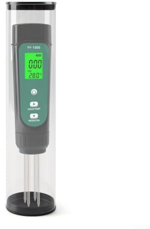 Testeur de sol, testeur de sol numérique multifonction pour sol EC/humidité/thermomètre, testeur d'humidité des plantes pour jardin, agriculture