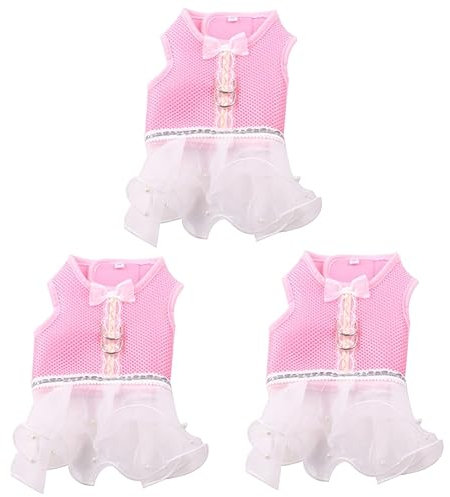 BESPORTBLE 3stücke Warmes Mesh-Mantel Für Haustiere Kuscheliger Winteranzug Für Und Katzen Atmungsaktiv Und Für Outdoor-aktivitäten Und Besondere Anlässe