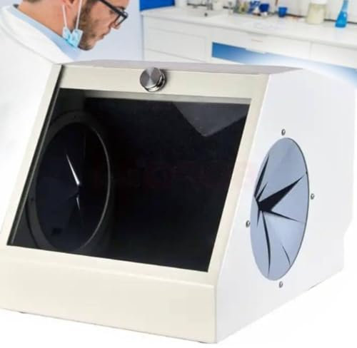 Professional Dental Dust Collector with LED and Filters Dental Lab Dust Box Sandblasting Protector Dust Collector Vacuum Dust Extractor Dentistry Lab Dust Suction Machine