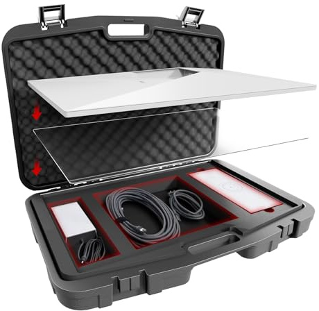 ToKismet Starlink Standard Gen 3 Protective Hard Case – Advanced Waterproof & Impact-Resistant Protection, Ideal for Satellite Dish and Accessories, Perfect for Outdoor, RV and Camping