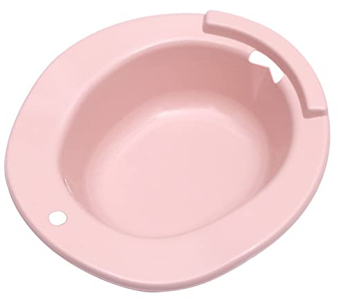 Anneome Sitzbad Damen Becken Aus Robustem Kunststoff Mit Glatten Kanten Platzsparend Hängbar Für Postpartale Und Mobilitätseingeschränkte Personen Komfortables Hockbecken Für Private Hygiene