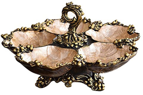 CWCQGH Frutero Cesta de Frutas, Cuenco de Verduras para Pan y bocadillos, Bandeja de Comida para mostradores, Cocina, Encimera, Centro de Mesa Decorativo para Sala de Estar