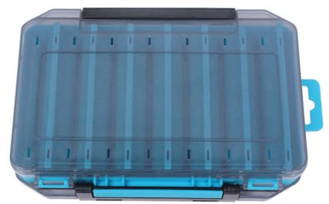 Ukbzxcmws Wasserdichter Doppelseitiger Zubehör Tackle Werkzeugkasten Angelhaken Aufbewahrung Trags Box Transparente Anschlüsse Tackle Koffer