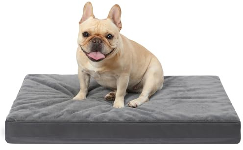 KSIIA Orthopädisches Hundebett Mittelgroße Hunde,Hundekissen Waschbar 88x55