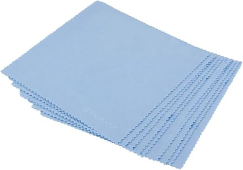 Heyumybit 10 Piezas Gafas Paño de Limpieza,15 x 15 cm Microfibra Gafas,Paños de Microfibra para la Limpieza de los Lentes,Gafas,Tabletas,Telefonos