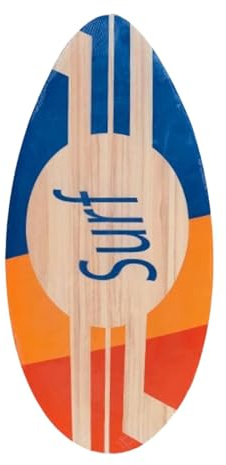 Perfeclan Skimboard Surfbrett Stehend Strandspielzeug Strand Sandbrett Holz Skimboard für Anfänger Jungen Mädchen Universal Kinder Teens
