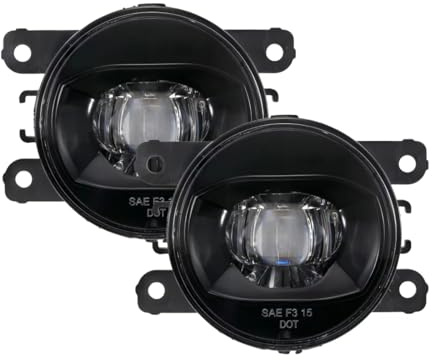 Car front fog lights, Fog lamp assembly, For Porsche, For Cayenne 2005-2018, For Macan 2015-2018 Car Front Bumper Driving Fog Light Daytime Running Lights Assembly 3482003NAC