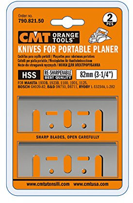 CMT 790.821.50 - COPPIA COLTELLI PIALLA HSS (8x0.8mm) 82x29x3mm