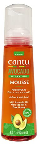 Cantu - Mousse Hidratante con Aguacate - 248 ml - Definición y Control del Cabello