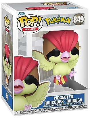 Funko POP! Games: Pokemon - Pidgeotto | Offizielles Gaming Merch - Vinyl Sammelfigur als Regal Deko - Geschenkidee zum Geburtstag für Fans und Sammler