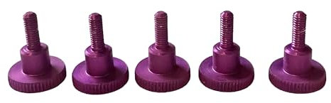 PrecisionGeek M3 Rändelschrauben DIN 464 – Violett – 8 mm – Set mit 5