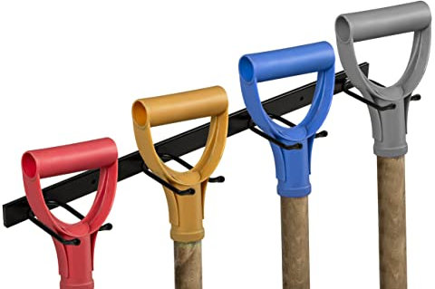 AZZAP Gerätehalter Halterung Gartengerätehalter Besenhalter Halter Spatenhalter 80cm WN4
