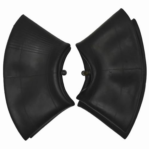 2x Luftschlauch Schlauch 13x5.00-6 mit Winkelventil kompatibel Aufsitzmäher Rasentraktor