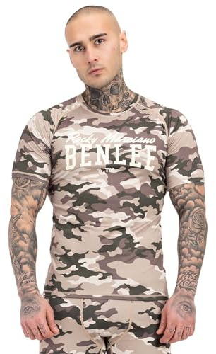 Benlee Funktionströja för män, smal passform, LITTOS, Camo Desert, L