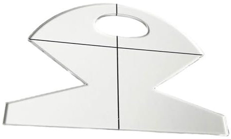 YUGSHNKFC Schüssel Cozy Vorlagen Acryl Quilten Lineal Vorlagen Klar Acryl Schüssel Wrap Schnittmuster Vorlagen zum Nähen Handwerk