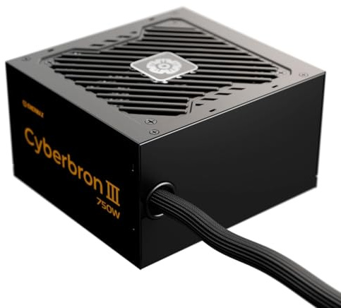 ENERMAX CYBERBRON III 750 Watt|Nicht-modulares ATX 3.1-Netzteil| PCIe 5.1|80 Plus Bronze|geräuscharmer 120mm FDB-Lüfter| DC to DC mit jap. Kondensatoren|EMB750EWT-NAC